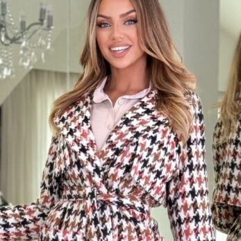 Płaszcz Vivianne Houndstooth