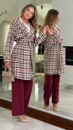 Płaszcz Vivianne Houndstooth — zdjęcie 4