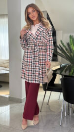 Płaszcz Vivianne Houndstooth — zdjęcie 3