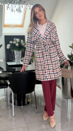 Płaszcz Vivianne Houndstooth — zdjęcie 2