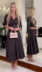 Sukienka Chocolatte Autumn — zdjęcie 2
