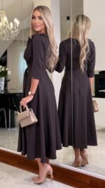 Sukienka Chocolatte Autumn — zdjęcie 3