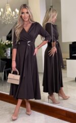 Sukienka Chocolatte Autumn — zdjęcie 5