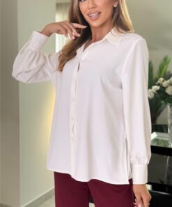 Bluzka koszulowa Cream Soft