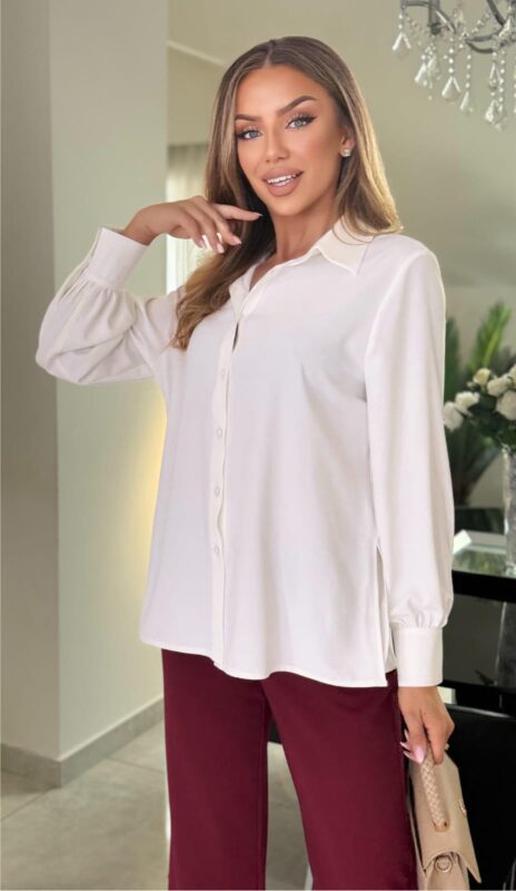 Bluzka koszulowa Cream Soft