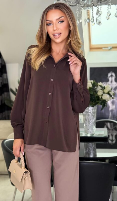Bluzka koszulowa Chocolate Classy
