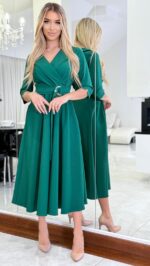 Sukienka Velvet Green — zdjęcie 6