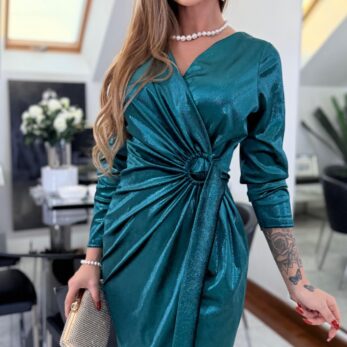 Sukienka Emerald Draped Midi