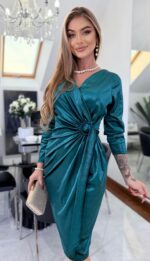 Sukienka Emerald Draped Midi