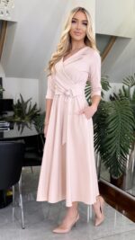 Sukienka Lauratte Beige Long — zdjęcie 2