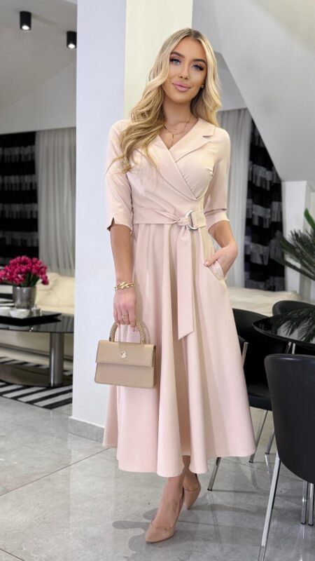 Sukienka Lauratte Beige Long