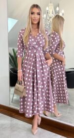 Sukienka Polka Mocca — zdjęcie 2