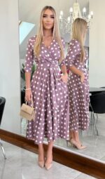 Sukienka Polka Mocca — zdjęcie 3