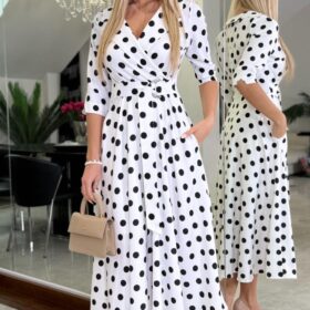 Sukienka Polka White — zdjęcie 2