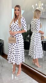 Sukienka Polka White — zdjęcie 4