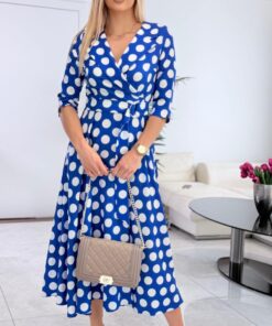 Sukienka Polka Blue