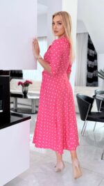 Sukienka Polka Love Pink — zdjęcie 5
