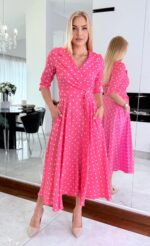 Sukienka Polka Love Pink