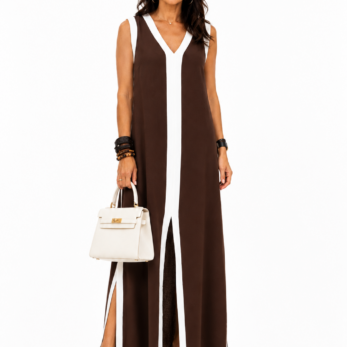 Sukienka Maxi Monique Mocha