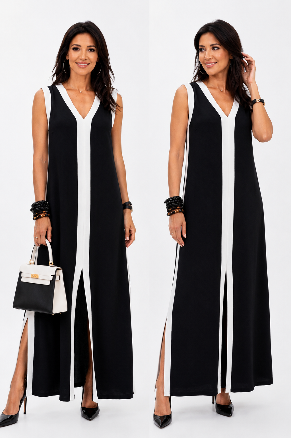 Sukienka Maxi Monique Black - obrazek 2