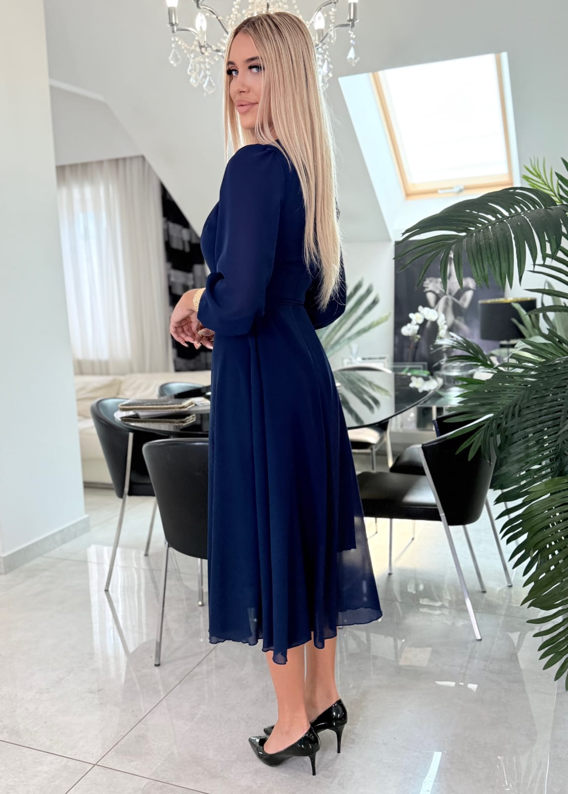 Sukienka Aurelia Granat - obrazek 7