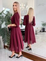 Sukienka Aurelia Bordo — zdjęcie 6