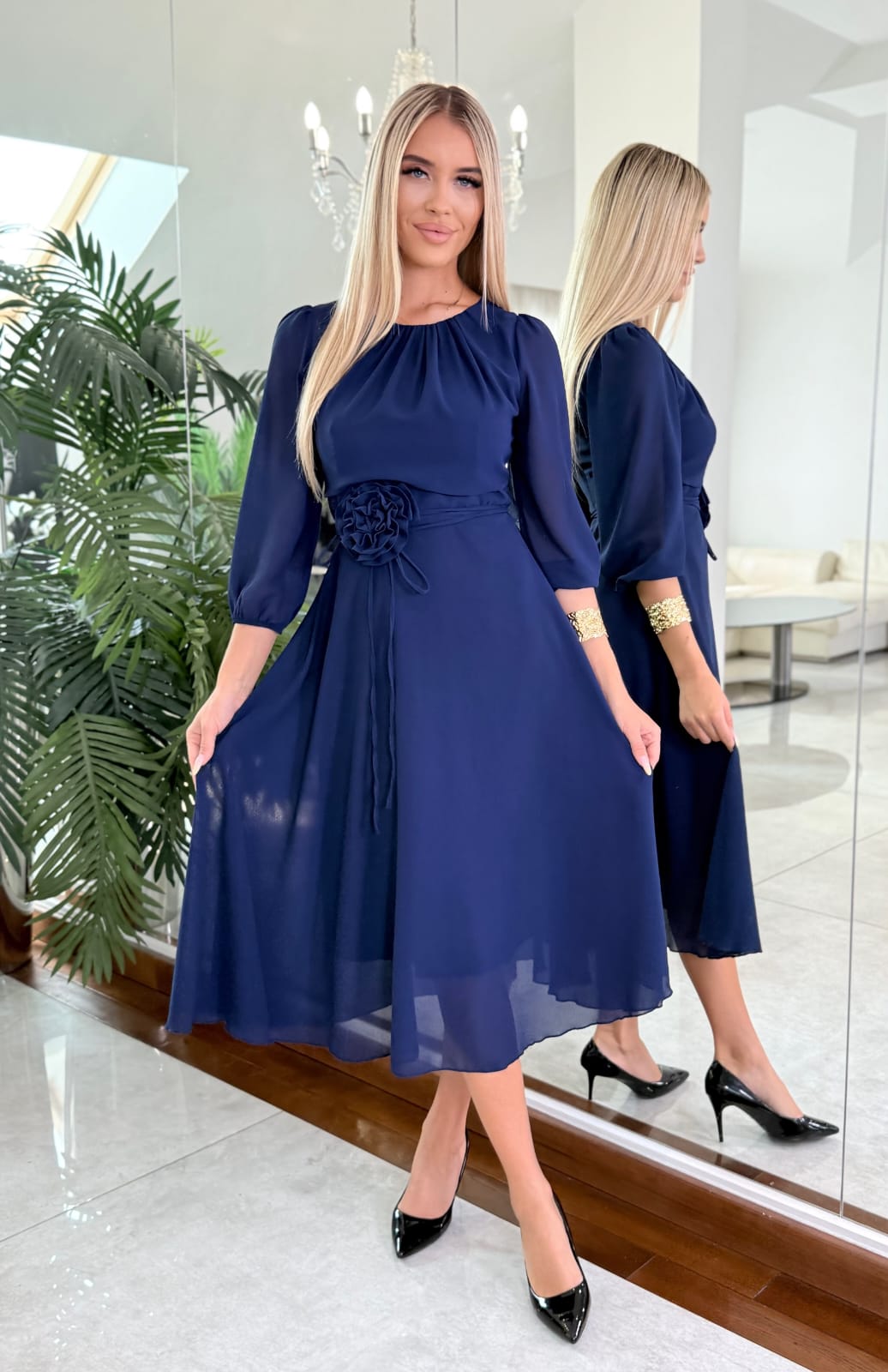 Sukienka Aurelia Granat - obrazek 6