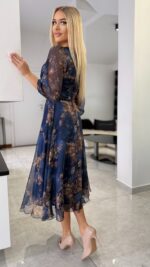 Sukienka Versailles Granat - obrazek 7