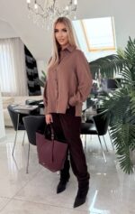 Koszula premium mocca style — zdjęcie 3