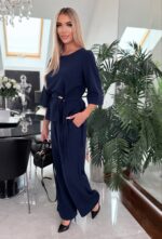 Solenne Granat — stylizacja z torebką — wizualizacja koloru